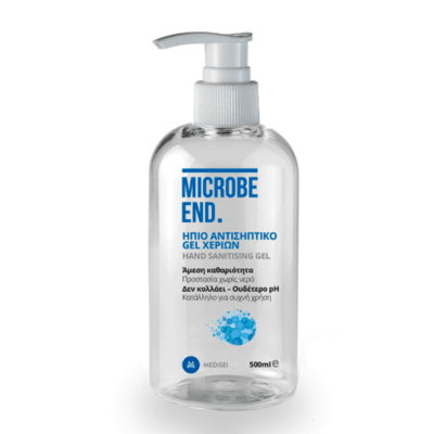 Microbe End Hand Sanitising Gel Αντισηπτικό Χεριών 500ml ΚΡΥΟΛΟΓΗΜΑ